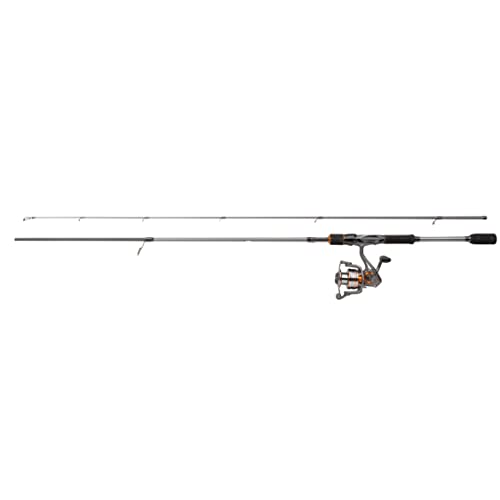 Mitchell Traxx MX2 Lure Spinnruten und Rollen Combo - Raubfisch Setup - Hecht, Barsch, Zander, Forelle, Grey, 2.13 m...