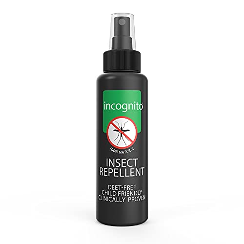 incognito Mückenschutz Spray 100 ml | Maximale Wirkung, natürlich, ohne DEET | Schützt wirksam vor Moskitos und...