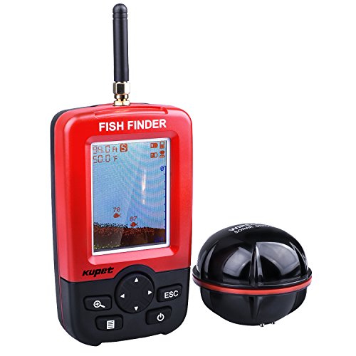 kupet Deeper echolot Fischfinder Sonar Unterwasser wasserdicht Elektronischer drahtloser beweglicher Fisch-Sucher-Tiefe...