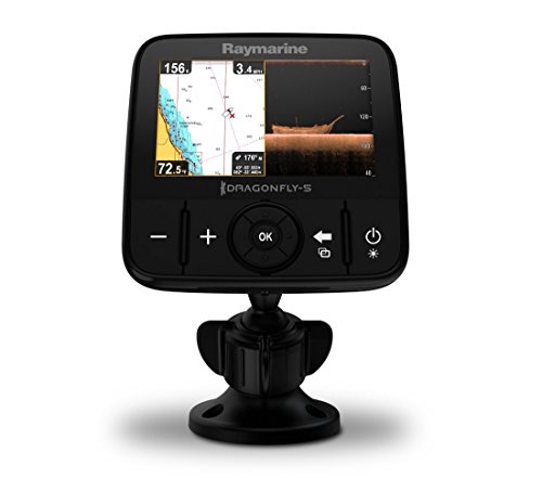 Raymarine E70293-CEUR Dragonfly-5Pro Sonar/GPS (12,7 cm (5 Zoll), integrierte Chirp Down Vision, CPT-DVS, WiFi, EU-CMAP...