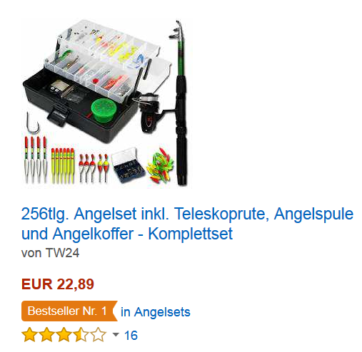 Angelset für Kinder Einsteigerset Angelset für Kinder Einsteigerset
