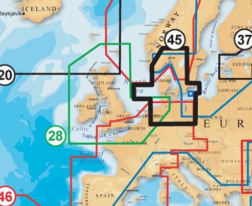 Lowrance Elite Seekarte Skagerrak-Kattegat